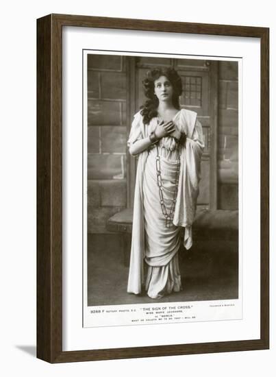 Marie Leonhard, Actress, C1900s-Foulsham and Banfield-Framed Giclee Print