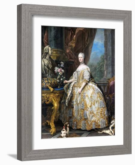 Marie Leszczinska, Queen of France-Charles Van Loo-Framed Giclee Print
