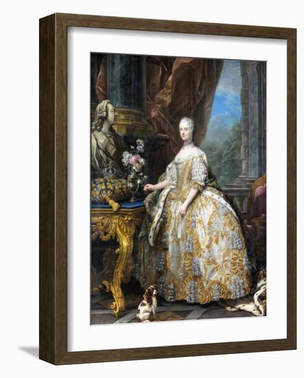 Marie Leszczinska, Queen of France-Charles Van Loo-Framed Giclee Print