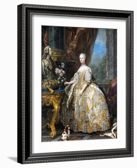 Marie Leszczinska, Queen of France-Charles Van Loo-Framed Giclee Print