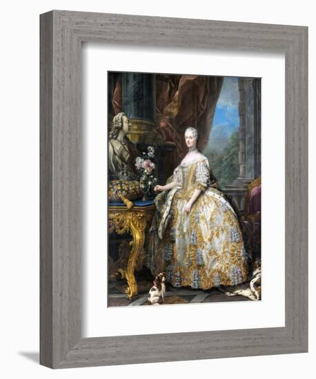 Marie Leszczinska, Queen of France-Charles Van Loo-Framed Giclee Print