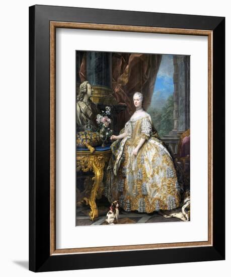 Marie Leszczinska, Queen of France-Charles Van Loo-Framed Giclee Print