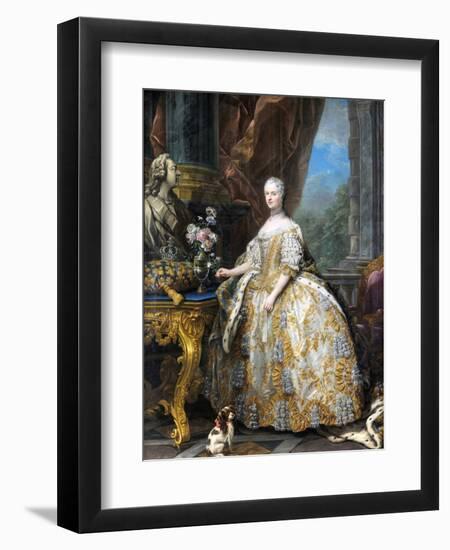 Marie Leszczinska, Queen of France-Charles Van Loo-Framed Giclee Print