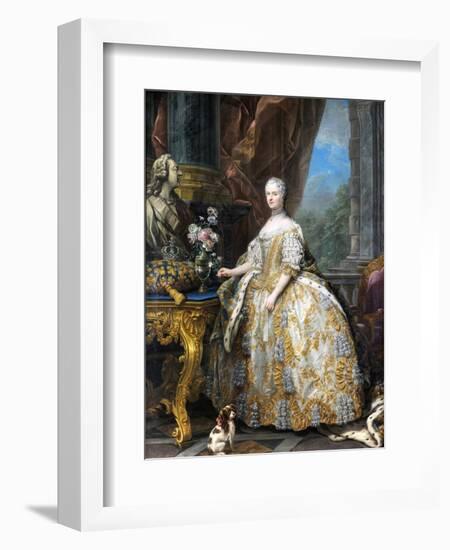 Marie Leszczinska, Queen of France-Charles Van Loo-Framed Giclee Print