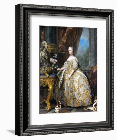 Marie Leszczinska, Queen of France-Charles Van Loo-Framed Giclee Print