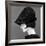 Marie Lise Gres in a Persian Lamb Hat, Summer 1964-John French-Framed Giclee Print