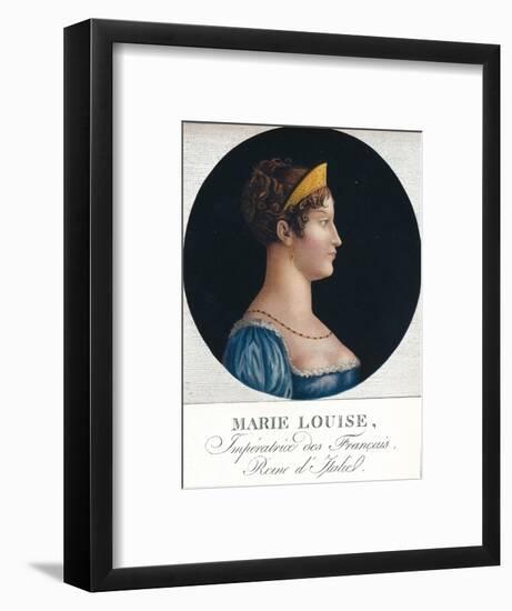 Marie Louise, Empress of the French, Queen Consort of Italy', c19th century (1912)-Unknown-Framed Giclee Print