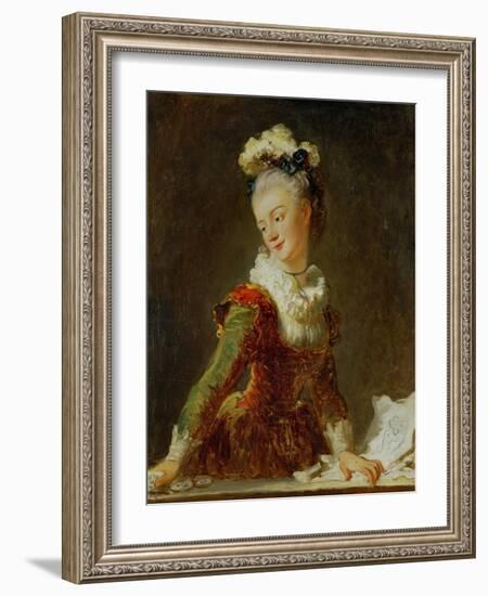 Marie-Madeleine Guimard (1743-1816), Prima Ballerina of the Paris Opera-Jean-Honoré Fragonard-Framed Giclee Print