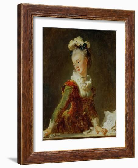 Marie-Madeleine Guimard (1743-1816), Prima Ballerina of the Paris Opera-Jean-Honoré Fragonard-Framed Giclee Print