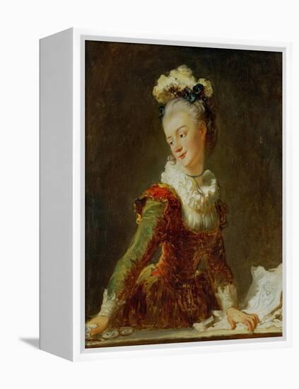 Marie-Madeleine Guimard (1743-1816), Prima Ballerina of the Paris Opera-Jean-Honoré Fragonard-Framed Premier Image Canvas