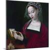 Marie Madeleine Lisant  Peinture D'ambrosius Benson (1495-1550) Vers 1525 Londres National Gallery-Ambrosius Benson-Mounted Giclee Print