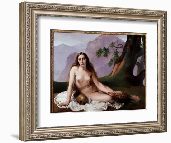 Marie Madeleine Penitente (Penitent Mary Magdalene) Painting by Francesco Hayez (1791-1882) 1825 Di-Francesco Hayez-Framed Giclee Print