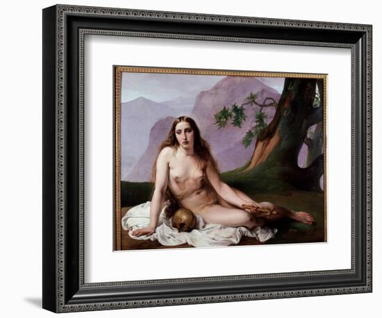 Marie Madeleine Penitente (Penitent Mary Magdalene) Painting by Francesco Hayez (1791-1882) 1825 Di-Francesco Hayez-Framed Giclee Print