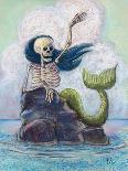 Skelly Mermaid-Marie Marfia-Giclee Print