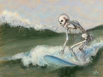 Skelly Mermaid-Marie Marfia-Framed Giclee Print