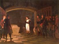 Napoleon Meditating before the Tomb of Frederick II of Prussia, Potsdam, 25Th October 1806, 1808 (O-Marie Nicolas Ponce-Camus-Framed Giclee Print