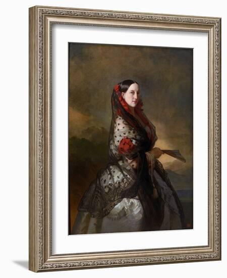 Marie Nikolaievna De Russie (1819-1876) - Grand Duchess Maria Nikolaevna of Russia (1819-1876), Duc-Franz Xaver Winterhalter-Framed Giclee Print