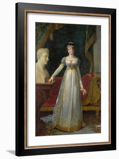 Marie Pauline Bonaparte (1780-1825) Princess Borghese, 1808-Robert Lefevre-Framed Giclee Print