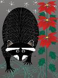 Raccoon Xmas-Marie Sansone-Framed Giclee Print