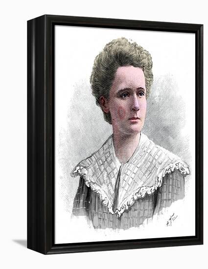 Marie Sklodowska Curie, Polish-born French physicist, 1904-Anon-Framed Premier Image Canvas