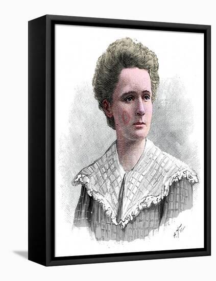 Marie Sklodowska Curie, Polish-born French physicist, 1904-Anon-Framed Premier Image Canvas