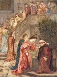 Certain Ladies of Her Companionship Gathered Themselves with Beatrice-Marie Spartali Stillman-Giclee Print