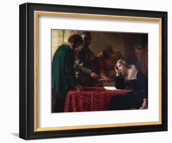 Marie Stuart (Mare I D'ecosse) - the Abdication of Mary, Queen of Scots Par Severn, Joseph (1793-18-Joseph Severn-Framed Giclee Print