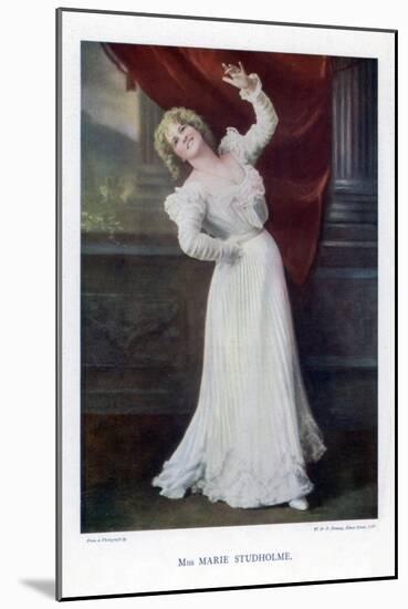 Marie Studholme, English Theatre Actress, 1901-W&d Downey-Mounted Giclee Print