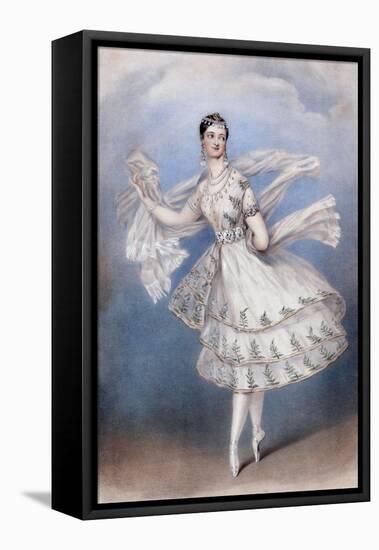 Marie Taglioni as the Bayadere, c.1831-null-Framed Premier Image Canvas