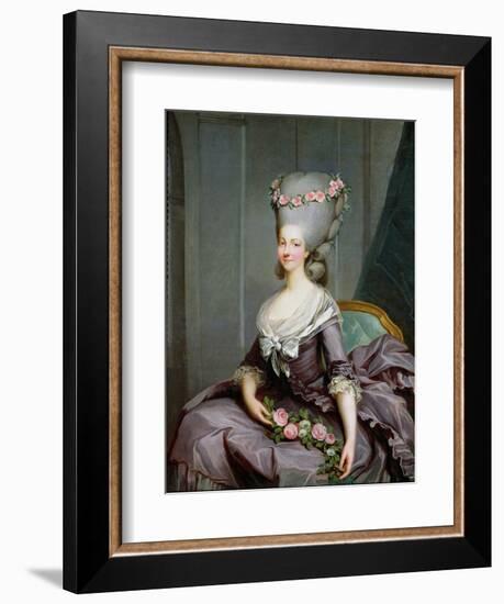 Marie-Therese De Savoie-Carignan (1749-92) Princess of Lamballe-Antoine Francois Callet-Framed Premium Giclee Print