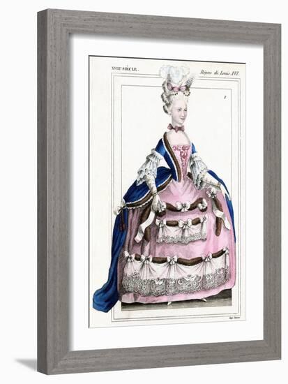 Marie Therese Lamballe-null-Framed Art Print