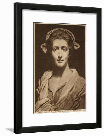 Marie Tussaud, French Artist and Wax Sculptor-null-Framed Giclee Print