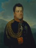 August Wilhelm Graf Neidhardt Von Gneisenau in the Dark Blue Uniform of a Prussian General, 1815-16-Marie von Clausewitz-Framed Giclee Print
