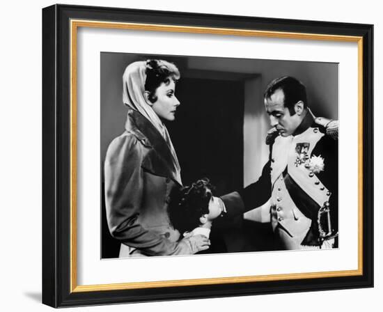 Marie Walewska (Conquest) by Clarence Brown with Greta Garbo and Charles Boyer (dans le role by Nap-null-Framed Photo