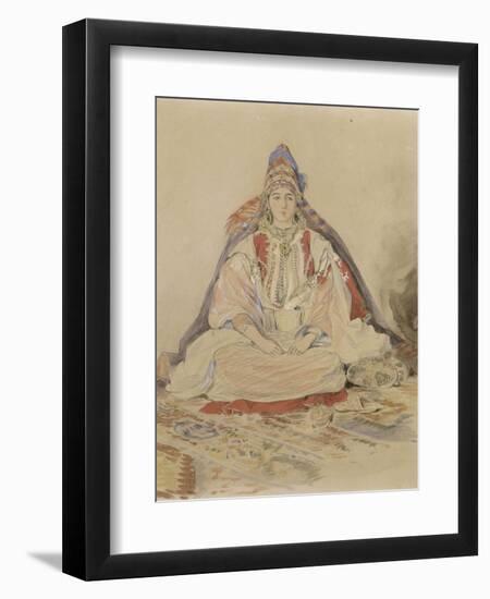 Mariée juive de Tanger-Eugene Delacroix-Framed Giclee Print