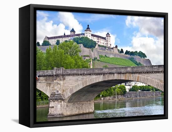 Marienberg Fortress, Wurzburg, Bavaria, Germany-Miva Stock-Framed Premier Image Canvas