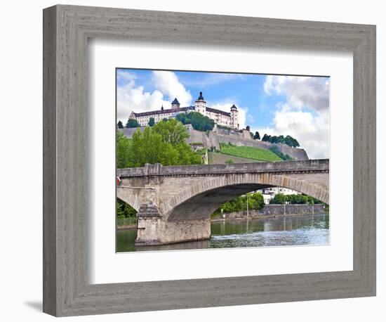 Marienberg Fortress, Wurzburg, Bavaria, Germany-Miva Stock-Framed Photographic Print