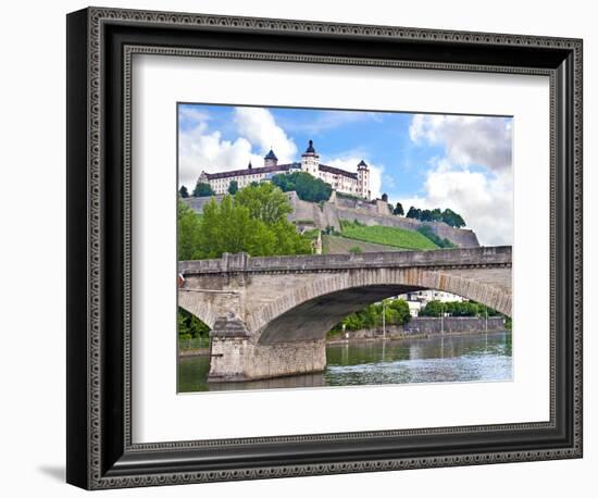 Marienberg Fortress, Wurzburg, Bavaria, Germany-Miva Stock-Framed Photographic Print