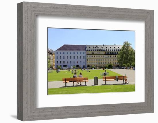 Marienhof Square, Munich, Upper Bavaria, Bavaria, Germany, Europe-Hans-Peter Merten-Framed Photographic Print