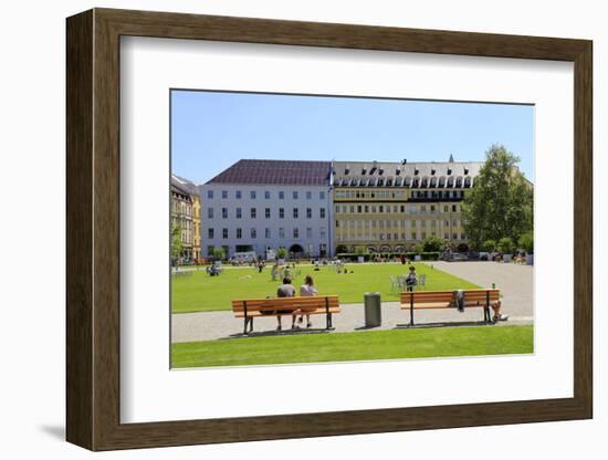 Marienhof Square, Munich, Upper Bavaria, Bavaria, Germany, Europe-Hans-Peter Merten-Framed Photographic Print