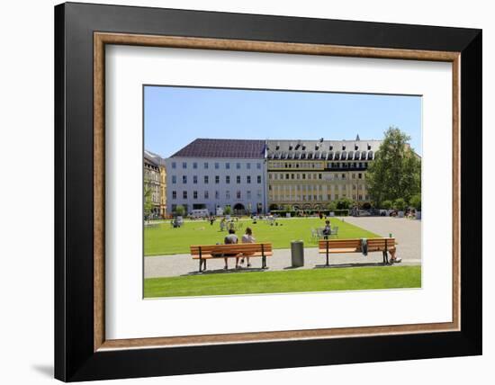 Marienhof Square, Munich, Upper Bavaria, Bavaria, Germany, Europe-Hans-Peter Merten-Framed Photographic Print