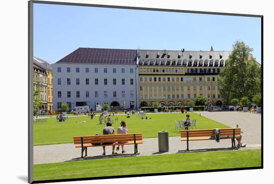 Marienhof Square, Munich, Upper Bavaria, Bavaria, Germany, Europe-Hans-Peter Merten-Mounted Photographic Print