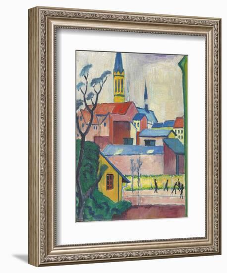 Marienkirche, 1911-August Macke-Framed Giclee Print