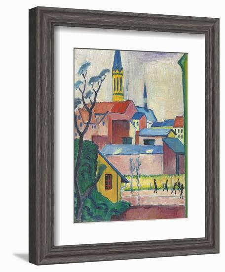 Marienkirche, 1911-August Macke-Framed Giclee Print