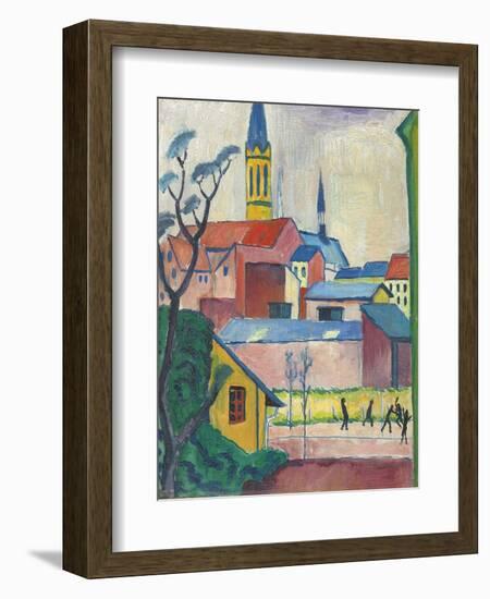 Marienkirche, 1911-August Macke-Framed Giclee Print