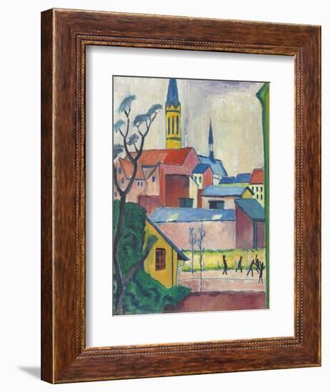 Marienkirche, 1911-August Macke-Framed Giclee Print