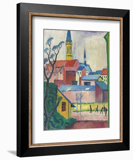 Marienkirche, 1911-August Macke-Framed Giclee Print