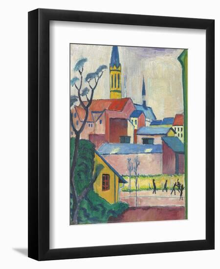 Marienkirche, 1911-August Macke-Framed Giclee Print