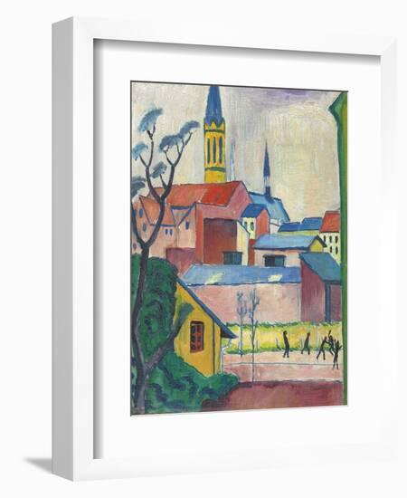 Marienkirche, 1911-August Macke-Framed Giclee Print