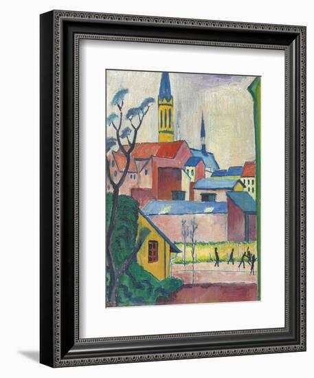 Marienkirche, 1911-August Macke-Framed Giclee Print